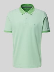 Regular Fit Poloshirt mit Logo-Stitching von Fynch-Hatton - 45