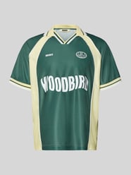 Poloshirt met labelprint model 'Taka' van WOODBIRD - 1