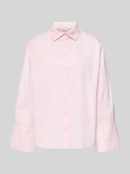 Bluzka o kroju regular fit z mieszanka lnu i bawełny od Gina Tricot - 2