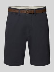 Szorty o kroju straight fit z odpinanym paskiem model 'Adam' od JACK & JONES - 11