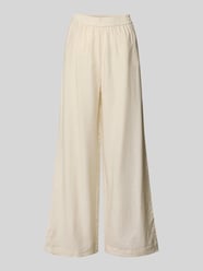 High Waist Stoffhose mit Leinen-Anteil Modell 'DISA' von MSCH Copenhagen Beige - 1