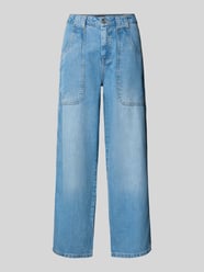 Relaxed fit jeans met steekzakken van monari - 26