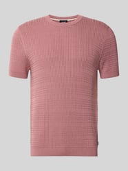 Strickshirt mit Strukturmuster Modell 'Elio' von JOOP! COLLECTION Pink - 9