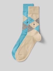 Socken mit Label-Detail Modell 'Everyday' im 2er-Pack von Burlington Beige - 18