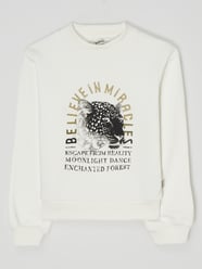 Sweatshirt met print van Garcia Wit - 34