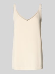 Trägertop aus Viskose mit V-Ausschnitt Modell 'RADIA' von Soyaconcept Beige - 41