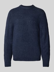 Regular Fit Strickpullover mit Rundhalsausschnitt von MCNEAL Blau - 22