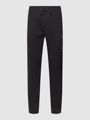 Sweatpants mit Label-Print von Tommy Hilfiger Schwarz - 30