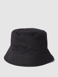 Bucket Hat mit Label-Stitching von CK Calvin Klein Schwarz - 1