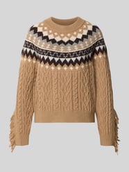 Regular fit gebreide pullover met lanawol-aandeel van Christian Berg Woman - 48
