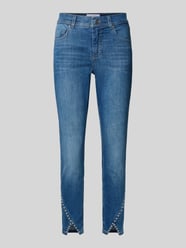 Jeans in verkürzter Passform mit Perlen Modell 'ORNELLA' von Angels - 42