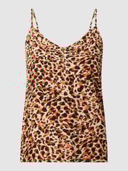 Top van viscose, model 'Nya' van Pieces Beige - 40