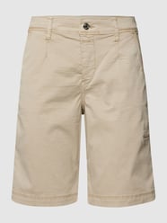 Shorts mit Label-Patch von MAC Beige - 12