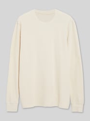 Regular fit shirt met lange mouwen van puur katoen van s.Oliver RED LABEL Beige - 43