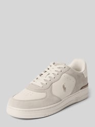 Sneaker aus echtem Leder Modell 'MASTERS CRT' von Polo Ralph Lauren Beige - 42