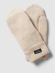 Handschoenen van wol met brede omslag van EEM Beige - 19