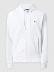 PLUS SIZE sweatjack met labelpatch van Lacoste Wit - 23