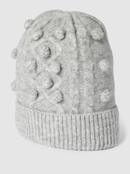 Beanie met sierapplicaties, model 'IAHOLLY HAT' van ICHI Grijs - 7