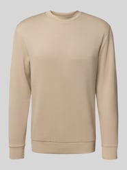 Regular Fit Langarmshirt aus Viskose-Mix Modell 'EMANUEL' von SELECTED HOMME Beige - 3