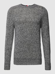 Strickpullover mit Label-Stitching Modell 'MERINO' von Tommy Hilfiger Grau - 27