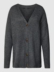 Oversized cardigan met knoopsluiting, model 'LEFILE' van Vero Moda Grijs - 21