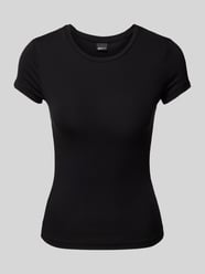 T-shirt met geribde ronde hals van Gina Tricot - 3