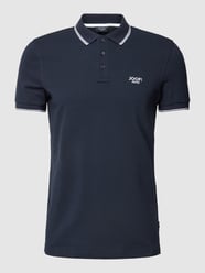 Koszulka polo z wyhaftowanym logo model ‘Agnello’ od JOOP! Jeans Niebieski - 40