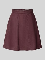 Leinenrock mit Knopfverschluss Modell 'Naira Claritta' von MSCH Copenhagen Bordeaux - 25