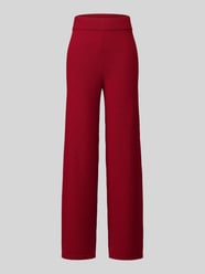 Wide leg joggingbroek van zuivere scheerwol model 'LGABARRA' van MM by Max Mara - 36