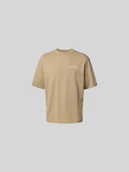 Relaxed Fit T-Shirt aus reiner Baumwolle von ANNARR Beige - 8