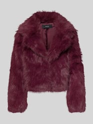 Regular fit jack van teddybont, model 'NORA' van Vero Moda Bordeaux - 26