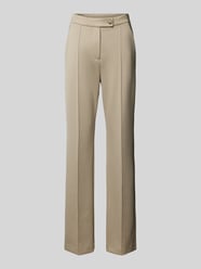 Straight Leg Stoffhose mit fixierten Bügelfalten Modell 'MALESIA' von MaxMara Leisure Beige - 31