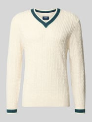 Strickpullover mit Woll-Anteil von MCNEAL Beige - 13