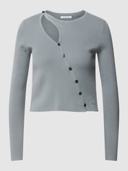 Gebreid jack met cut-out van Calvin Klein Jeans Grijs - 18