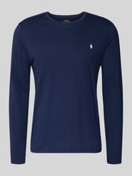 Katoenen shirt met lange mouwen en labelstitching van Polo Ralph Lauren Underwear - 46