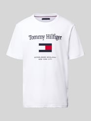 T-shirt o kroju regular fit z czystej bawełny od Tommy Hilfiger - 24
