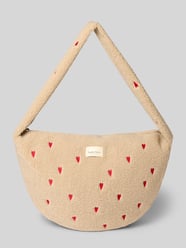 Shoulder Bag aus Teddyfell mit Logo-Detail von Studio Noos - 11