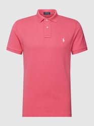 Poloshirt mit Label-Stitching von Polo Ralph Lauren Rosa - 26