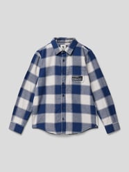 Overhemd met vichy-ruit van Garcia Blauw - 6
