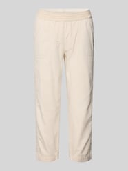 Slim Fit Jogpants mit verkürztem Schnitt Modell 'Sue' von TONI Beige - 9