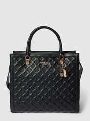 Tote Bag in Leder-Optik Modell 'ABEY' von Guess Schwarz - 43