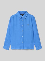 Regular fit vrijetijdsoverhemd van puur linnen van Polo Ralph Lauren Kids - 33