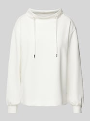 Sweatshirt mit Tunnelzug von monari Weiß - 4