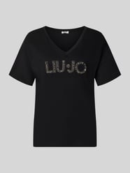 Regular Fit T-Shirt aus reiner Baumwolle von Liu Jo White - 35
