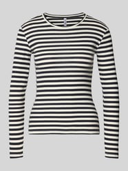 Slim Fit Langarmshirt aus Baumwoll-Mix von PIECES - 42