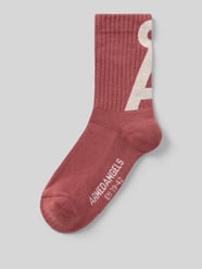 Socken mit kontrastierendem Logo-Schriftzug von ARMEDANGELS Bordeaux - 18
