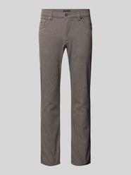 Regular fit stoffen broek in 5-pocketmodel, model 'Cordoba' van bugatti Bruin - 29