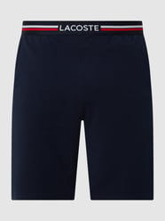 Sweatshorts met logo in band van Lacoste - 3