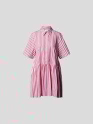 Blusenkleid mit Streifenmuster von Victoria Victoria Beckham Rot - 12