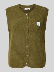 Gebreid jack met alpaca, model 'EAST' van American Vintage Groen - 48